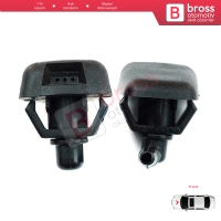 Fiat Citroen Peugeot Alfa Romeo Ypsilon 735277664 6438J0 46454320 7767818 İçin 2 Adet Ön Cam Silecek Su Fıskiye Memesi