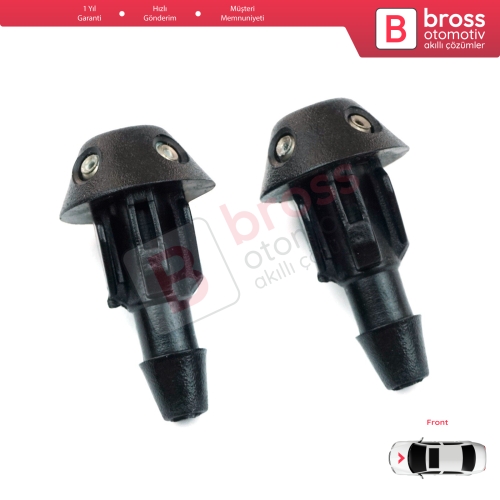 Peugeot 106 205 306 309 Citroen Saxo 643871 643825 İçin 2 Adet Ön Cam Silecek Su Fıskiye Memesi