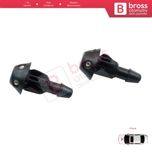 Peugeot 106 205 306 309 Citroen Saxo 643871 643825 İçin 2 Adet Ön Cam Silecek Su Fıskiye Memesi