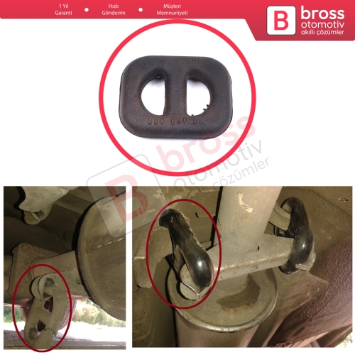 Opel Combo B Astra F Kadett E Tigra A Daewoo Nexia Espero Saab 9-3 900 852723 İçin 1 Adet Egsoz Susturucu Askısı 