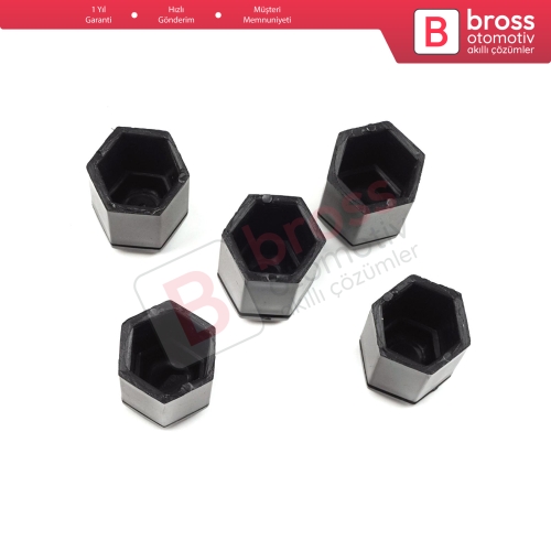 Opel İçin 5 Adet Siyah Plastik Bijon Kapağı 6006066 32 80 mm* 17mm