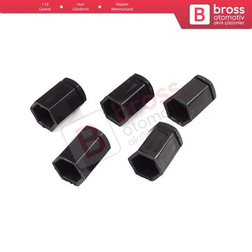 Opel İçin 5 Adet Siyah Plastik Bijon Kapağı 6006066 32 80 mm* 17mm