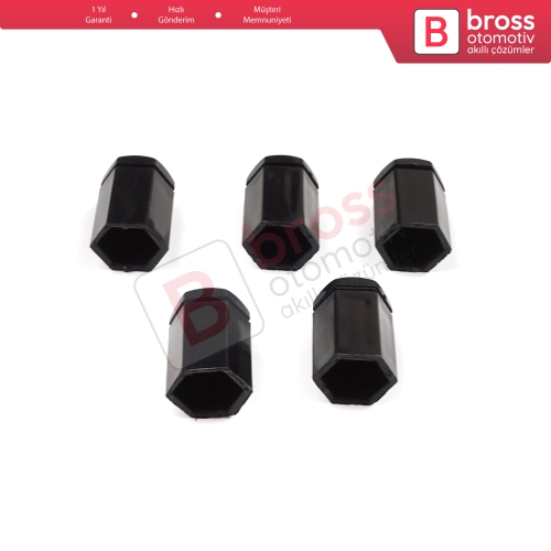 Opel İçin 5 Adet Siyah Plastik Bijon Kapağı 6006066 32 80 mm* 17mm