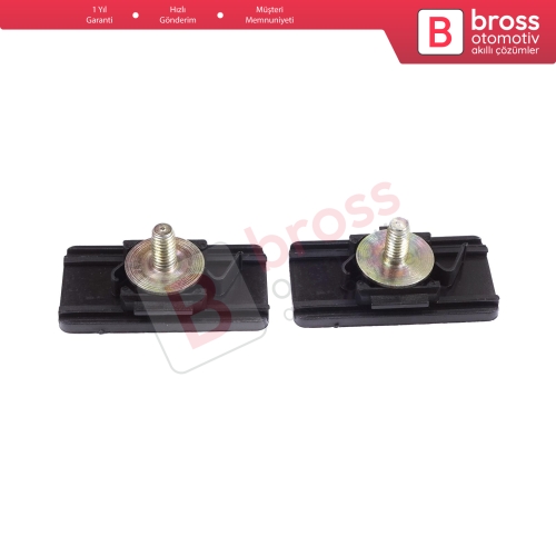 Renault Clio MK2 Espace MK4 Scenic Megane MK1 İçin 2 Adet Vidalı Çamurluk Tespit Parçası 7700842510