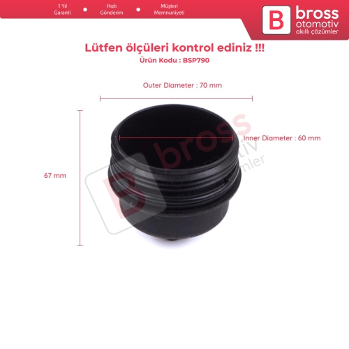 Aveo Cruze Astra H J Corsa C 159 İçin Yağ Filtre Kabı 650170