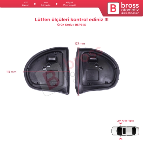 Mercedes W211 S211 W203 S203 A413131418 İçin Yan Dikiz Aynası Kauçuk Contası