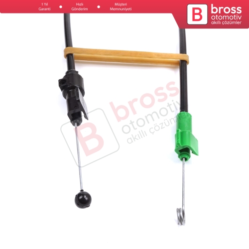 VW Transporter Multivan Caravelle T5 T6 Amarok 2H 7H1819835C İçin Kalorifer Kumanda Teli Yeşil Siyah 