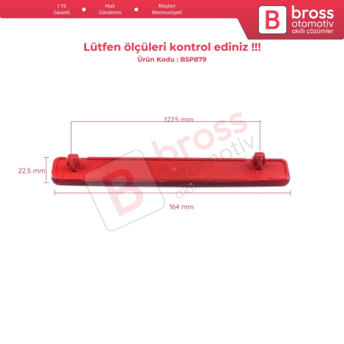 VW Transporter T5 MK5 2003-2010 İçin Arka Tampon Reflektörü SAĞ 7E0945106
