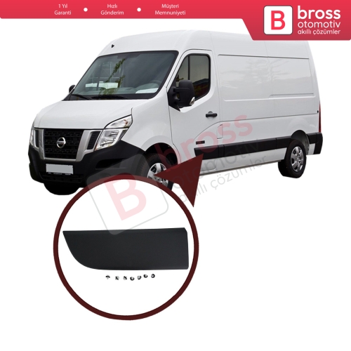 Renault Master MK3 Movano B NV400 için Ön Sol Kapı Çıtası 808210166R