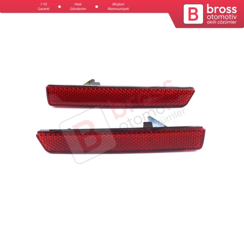 Fiat Doblo MK2 Opel Combo D için Arka Tampon Reflektörü Sağ Sol 51810677, 51810678