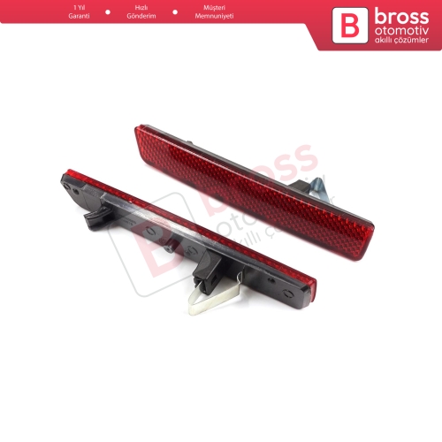 Fiat Doblo MK2 Opel Combo D için Arka Tampon Reflektörü Sağ Sol 51810677, 51810678