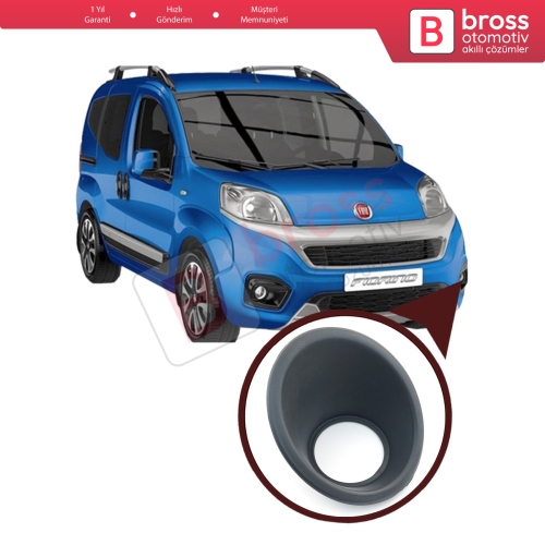 Fiat Fiorino Nemo Bipper için Ön Sis Far Çerçevesi SOL Siyah 7452TK