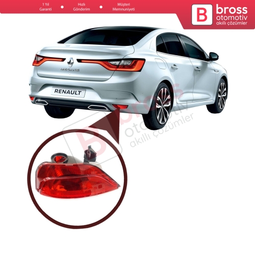 Renault Megane MK4 Sedan Scenic MK4 için Arka Tampon Sis Farı Sağ 265808906R