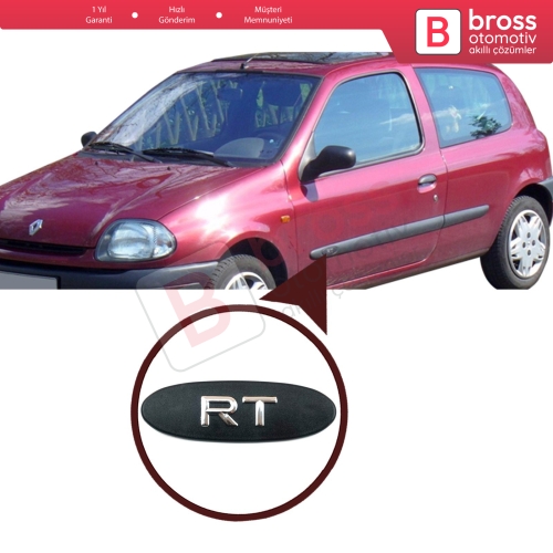 Renault Kangoo 1 Clio 2 için Kapı Çıta RT Yazısı 7700422217