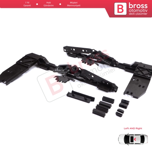 Mercedes E Class W124 S124 C124 190 W201 1247800512 1247800612 İçin Sunroof Kaldırma Ayak Tamir Seti Bağlantı Saçlı