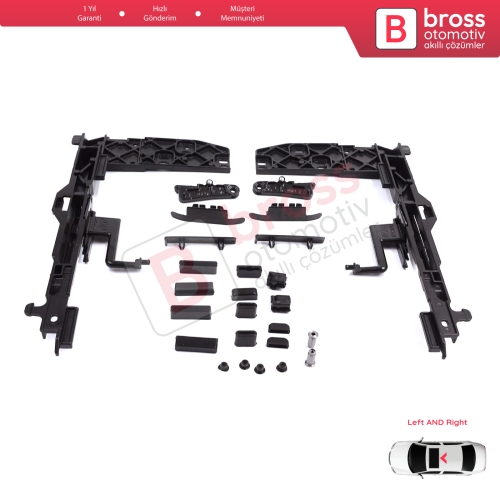 Mercedes E Class W124 S124 C124 190 W201 1247800512 1247800612 İçin Sunroof Kaldırma Ayak Tamir Seti