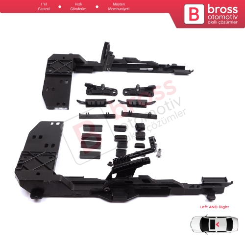 Mercedes E Class W124 S124 C124 190 W201 1247800512 1247800612 İçin Sunroof Kaldırma Ayak Tamir Seti