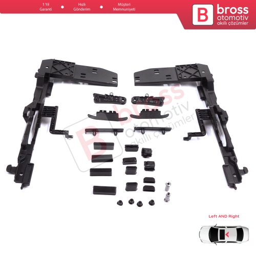 Mercedes E Class W124 S124 C124 190 W201 1247800512 1247800612 İçin Sunroof Kaldırma Ayak Tamir Seti