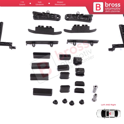 Mercedes E Class W124 S124 C124 190 W201 1247800512 1247800612 İçin Sunroof Kaldırma Ayak Tamir Seti