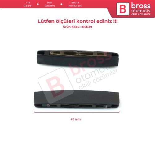 Peugeot 307 406 407 Mercedes W211 W203 W204 W210 İçin 2 Adet Sunroof Panoramik Cam Kızak Tamir Klipsi. 