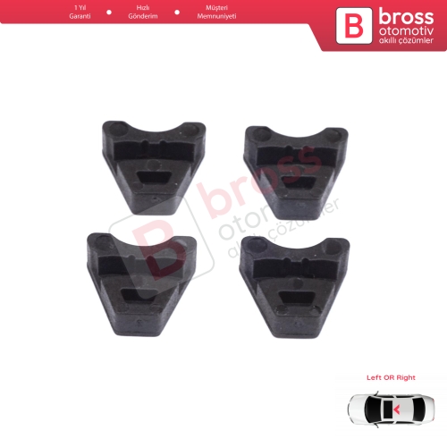 Mercedes CLA A C E Class W176 W177 W205 C207 C117 İçin 4 Adet Sunroof Kızak Tamir Braket Klipsi