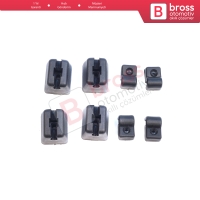Mercedes G Sınıfı W460 W461 0009952820 0008111240 için Ön Sinyal Lamba Far Kafes Çerçeve Koruyucu Izgara Bağlantı Klips Braket Seti