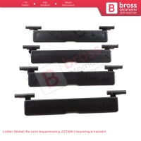 Mercedes C Class W204 İçin 4 Adet Tavan Oluk Çıta Port Kapak 2046983530 95 mm*15 mm