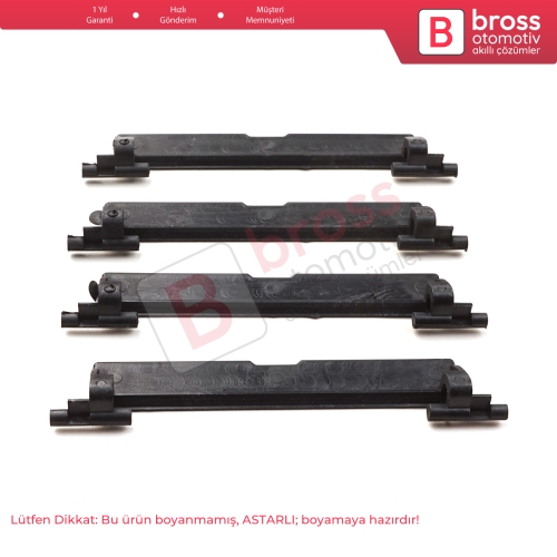 Mercedes C Class W204 İçin 4 Adet Tavan Oluk Çıta Port Kapak 2046983530 95 mm*15 mm