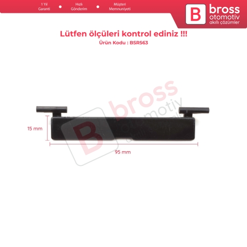 Mercedes C Class W204 İçin Tavan Oluk Çıta Port Kapak 2046983530 95 mm*15 mm