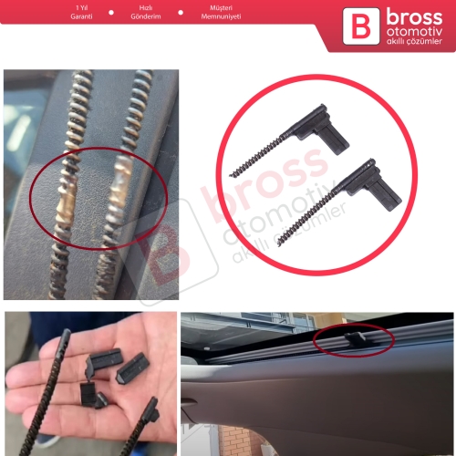 Qashqai MK1 J10 2006-2014 Rogue 2007-2013 91251JD01A İçin Sunroof Perde Halat Ucu Tamir Parçası