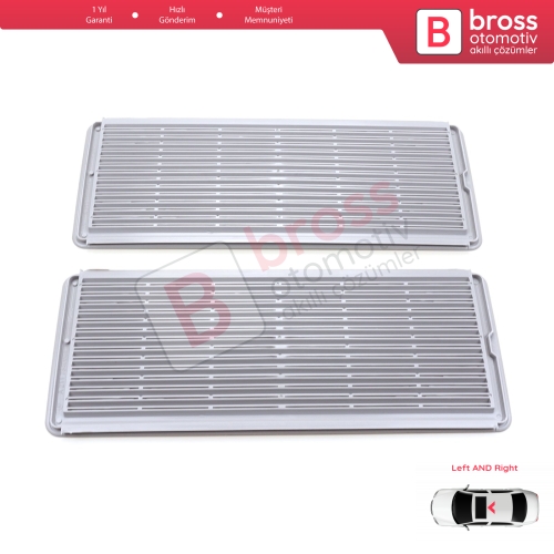 Mercedes W202 W203 W208 W209 W210 W211 W215 W219 W220 W240 W140 A2117840644 için 2 Adet Sunroof Perde Tavan Havalandırma Izgarası 