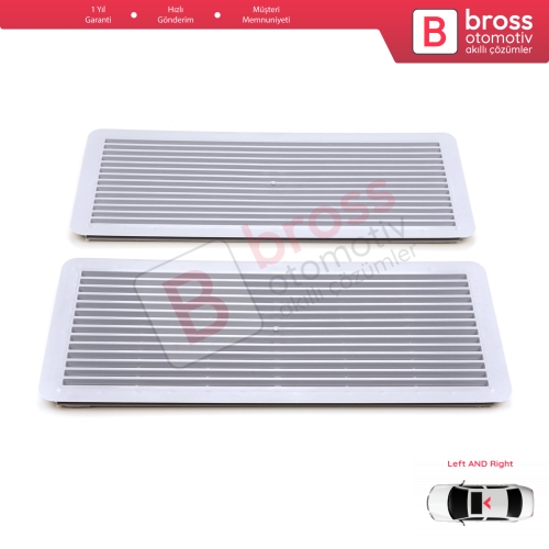 Mercedes W202 W203 W208 W209 W210 W211 W215 W219 W220 W240 W140 A2117840644 için 2 Adet Sunroof Perde Tavan Havalandırma Izgarası 