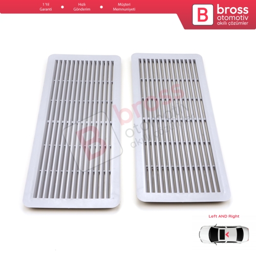 Mercedes W202 W203 W208 W209 W210 W211 W215 W219 W220 W240 W140 A2117840644 için 2 Adet Sunroof Perde Tavan Havalandırma Izgarası 