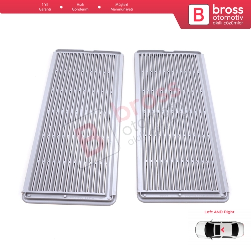 Mercedes W202 W203 W208 W209 W210 W211 W215 W219 W220 W240 W140 A2117840644 için 2 Adet Sunroof Perde Tavan Havalandırma Izgarası 