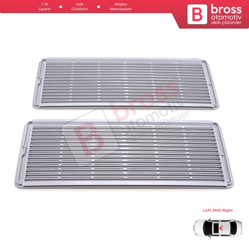 Mercedes W202 W203 W208 W209 W210 W211 W215 W219 W220 W240 W140 A2117840644 için 2 Adet Sunroof Perde Tavan Havalandırma Izgarası 