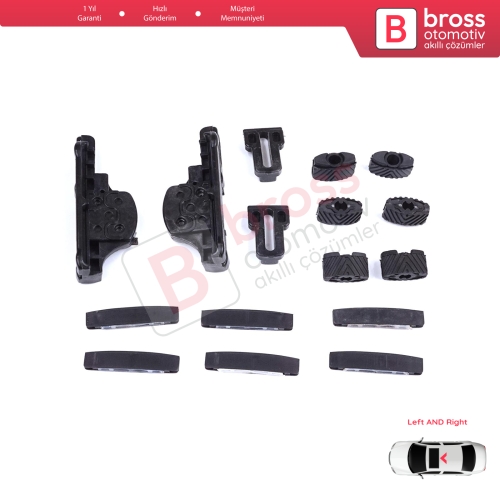Jeep Renegade BU B1 BV 2014-On SUV Van 77368445 İçin MySky Sunroof Tamir 16 Parça Seti 