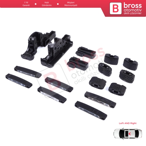 Jeep Renegade BU B1 BV 2014-On SUV Van 77368445 İçin MySky Sunroof Tamir 16 Parça Seti 