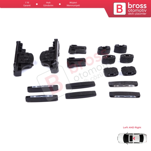 Jeep Renegade BU B1 BV 2014-On SUV Van 77368445 İçin MySky Sunroof Tamir 16 Parça Seti 