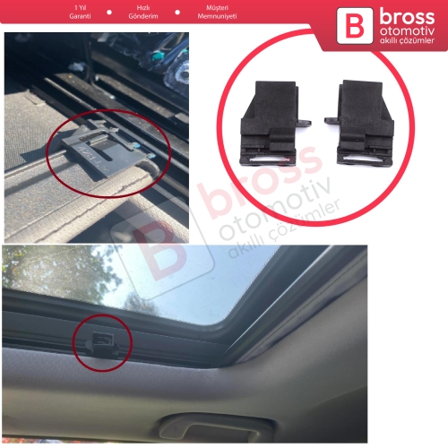 Honda CR-V 2017-2021 70800-TLY-H11 İçin Panoramic Sunroof Güneşlik Perde Sabitleme Toka Klipsi