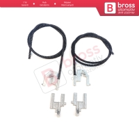 Renault Megane MK1 Scenic MK1 için Elektrikli Sunroof Sağ Sol Kızak Halat ve Metal Ayak Seti