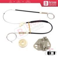 Mercedes Axor 2001-2005 Atego MK1 1998-2004 9737200446 İçin Sağ Kapı Cam Kriko Tamir Seti