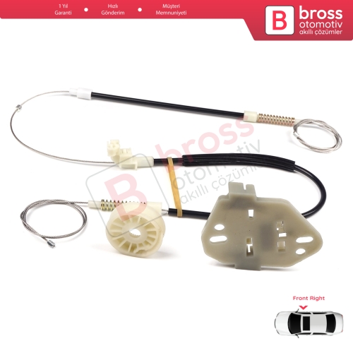 Mercedes Axor 2001-2005 Atego MK1 1998-2004 9737200446 İçin Sağ Kapı Cam Kriko Tamir Seti