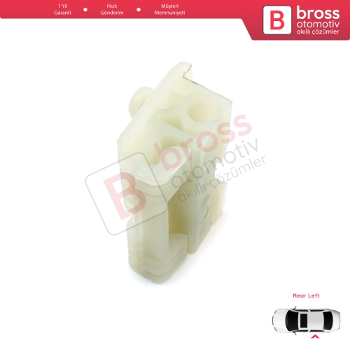 Renault Clio MK3 BR CR KR SR 2005-2014 5-Kapı 8200291151 İçin Arka Sol Cam Kriko Tamir Klipsi