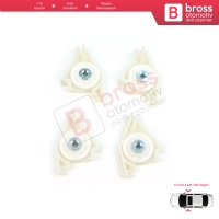 Audi A4 S4 B6 B7 8E B8 8K Seat Exeo 3R 4/5 Kapı İçin Ön Cam Kriko Tamir Sağ Sol Köşe Makara Seti