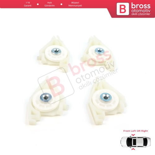 Audi A4 S4 B6 B7 8E B8 8K Seat Exeo 3R 4/5 Kapı İçin Ön Cam Kriko Tamir Sağ Sol Köşe Makara Seti