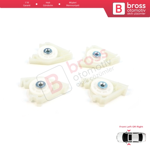 Audi A4 S4 B6 B7 8E B8 8K Seat Exeo 3R 4/5 Kapı İçin Ön Cam Kriko Tamir Sağ Sol Köşe Makara Seti