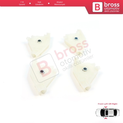 Audi A4 S4 B6 B7 8E B8 8K Seat Exeo 3R 4/5 Kapı İçin Ön Cam Kriko Tamir Sağ Sol Köşe Makara Seti