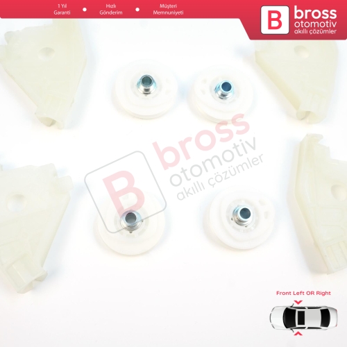 Audi A4 S4 B6 B7 8E B8 8K Seat Exeo 3R 4/5 Kapı İçin Ön Cam Kriko Tamir Sağ Sol Köşe Makara Seti