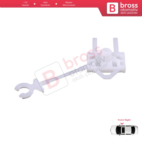 Fiat Doblo MK1 MPV Van 119 223 2001-2010 51718403 İçin Ön Sağ Kapı Cam Kriko Tamir Klipsi