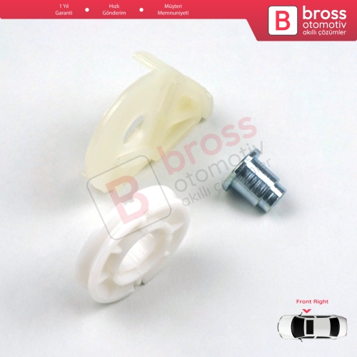 Mercedes Vito Viano Mixto MK2 W639 2003-2010 6397200146 İçin Ön Sağ Kapı Cam Kriko Köşe Makarası